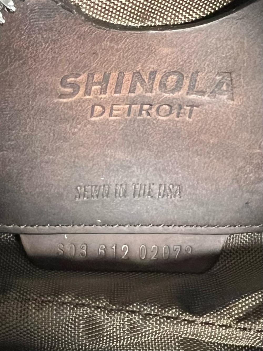 Shinola Brown Leather Travel Dopp Kit Toiletry Bag - Picture 7 of 8